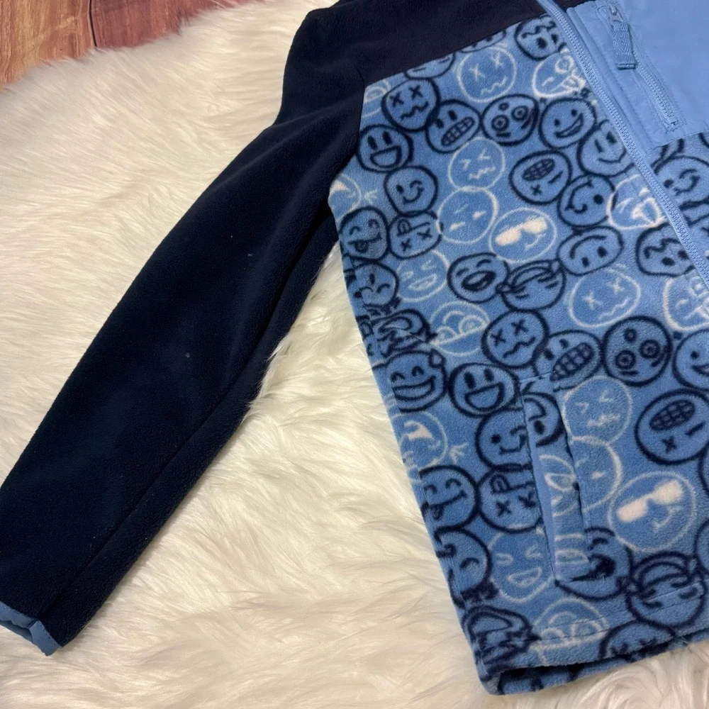 Jumping Beans Blue Zip Up Fleece Jacket - Boys Size 8